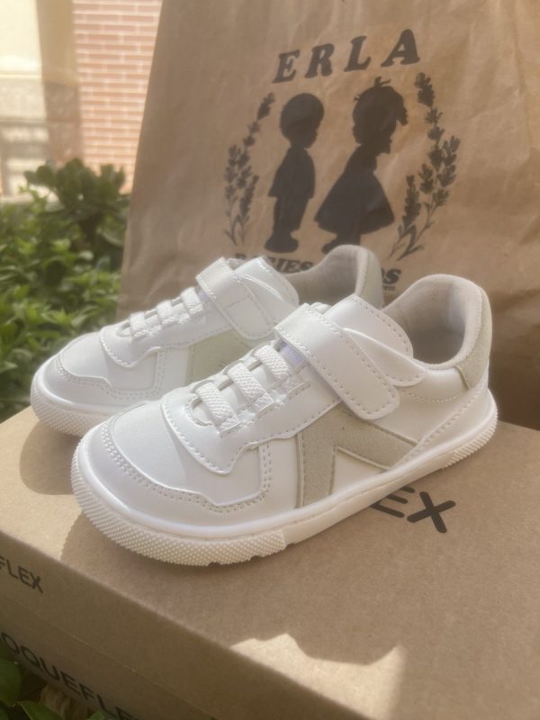 Coqueflex Deportivas 4389 Suede Blanco-Latte - Imagen 3