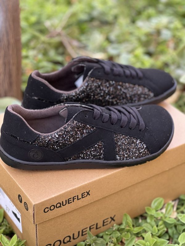 Zapatillas Coqueflex barefoot Suede-Electra Negro Adulto - Imagen 2