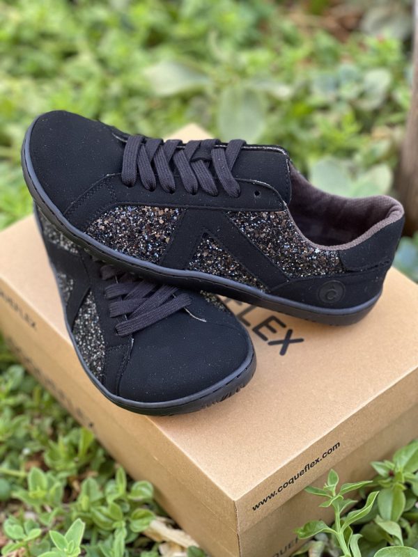 Zapatillas Coqueflex barefoot Suede-Electra Negro Adulto