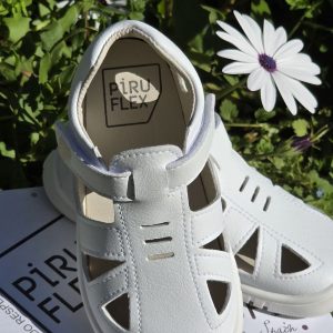 Piruflex 3009-1 Sandalia Micro Blanco