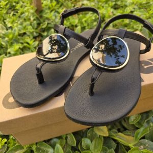 Coqueflex Sandalia Micropelle Negra