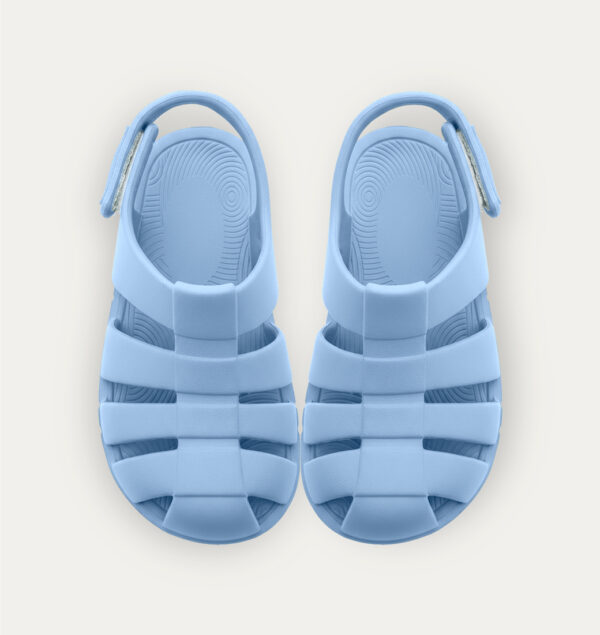Cangrejera barefoot Simba cielo – zapatos infantiles respetuosos con suela flexible